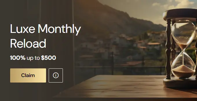 LuckyOnes montly reload